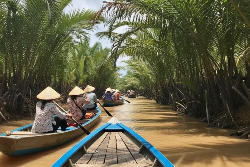 C&ugrave; lao Thới Sơn gi&uacute;p bạn t&igrave;m về gi&acirc;y ph&uacute;t b&igrave;nh y&ecirc;n với khung cảnh l&agrave;ng qu&ecirc;